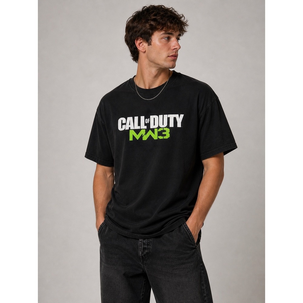 Call of Duty MW3 Modern Warfare 3‎ T-Shirt Mens XL Black Video Game Promo Tee
